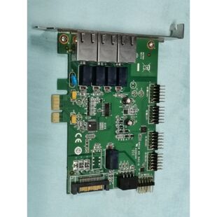 议价隔离卡 PCI-E 电源切换双硬盘内外网隔离卡3口 BA7B60现货可