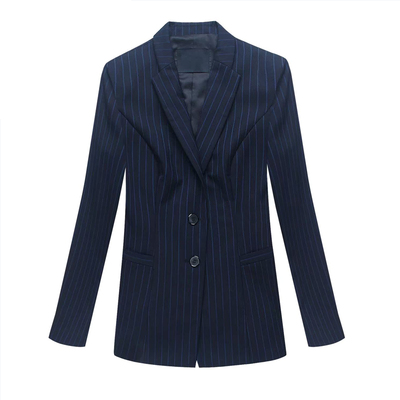 宜秀建行工作服蓝色女长短袖衬衫