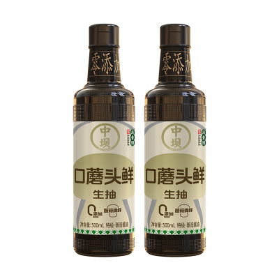 口蘑头鲜酱油500ml家用调料炒菜