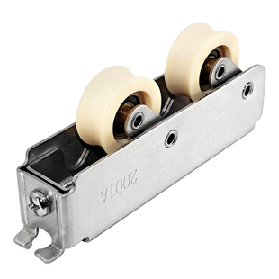 蒙莱奇2001A滑轮推拉门轴承钢壳滑轮32×24窄轨宽轨推拉门下滚轮