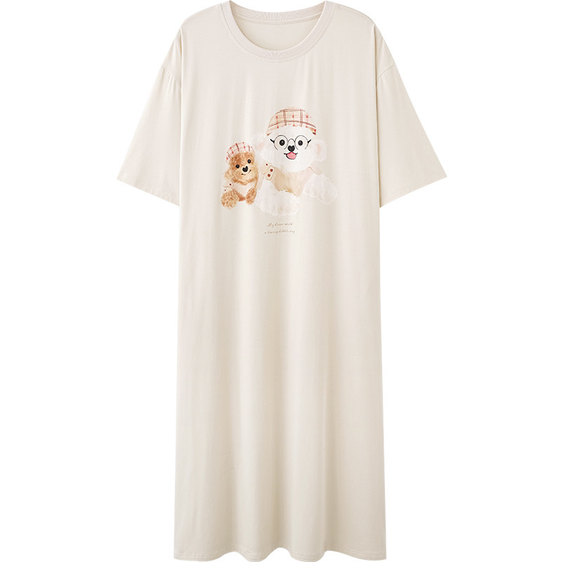 马克公主宽松大码卡通连体家居服