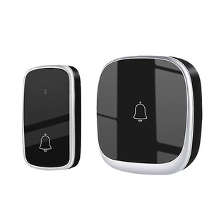 门铃家用无线超远距离电子按钮开关一拖二免打孔提示器老人呼叫器