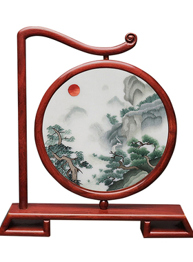 苏绣双面绣摆件新中式送礼