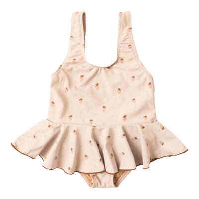 54 Little家葡萄牙MRS ERTHA SS24春夏女宝宝花边连体吊带泳衣