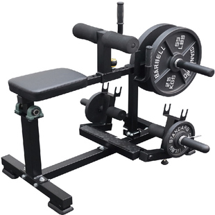 商用坐式小腿训练器胫骨前侧勾腿训练健身腓肠肌负重坐姿提踵训练