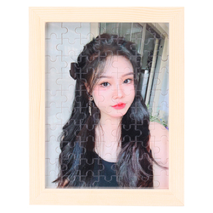 拼图照片定制人像10寸6片18片30片120片加相框diy自定义真人订制