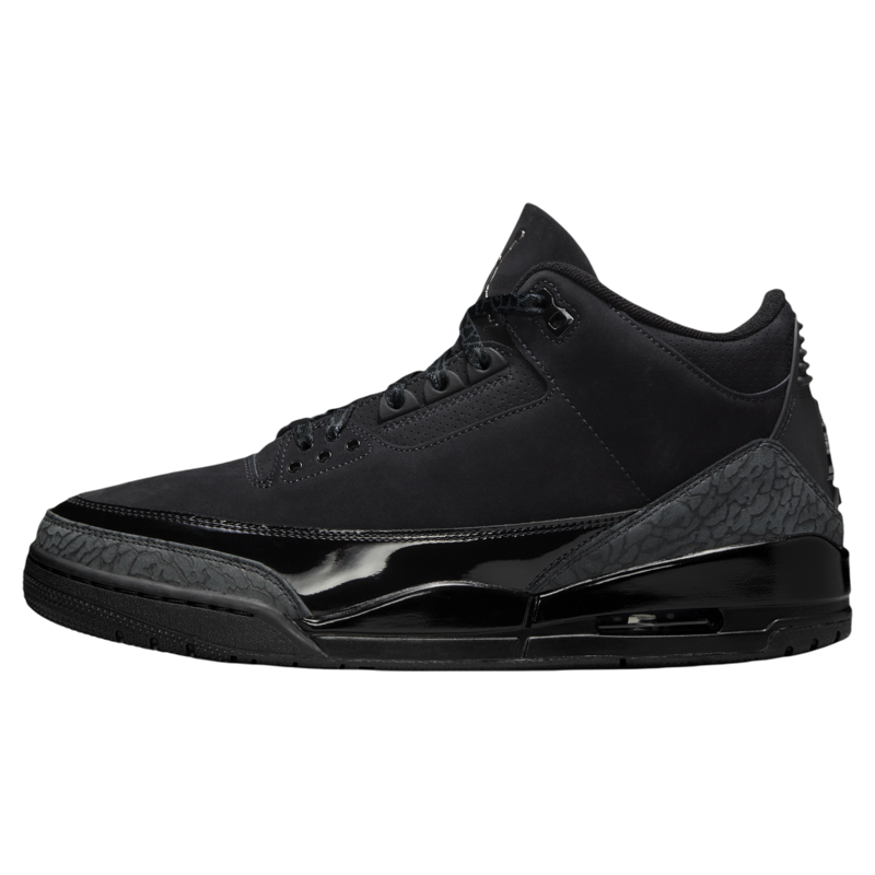 耐克AirJordan3黑猫黑武士篮球