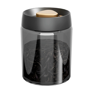 避光茶叶罐真空密封防潮绿茶陈皮储茶罐食品级高档玻璃储存罐普洱