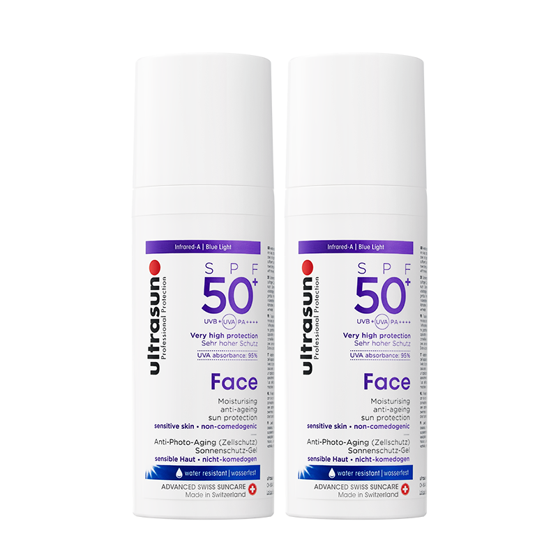 【出游推荐】ultrasun优佳小紫瓶敏肌高倍防晒霜乳SPF50+军训专用
