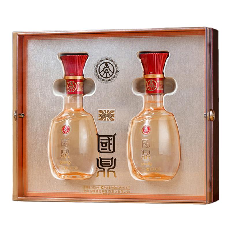 五粮酒液仙林生态国鼎裕品珍优级酒52度450mL*2瓶礼盒装宴请送礼