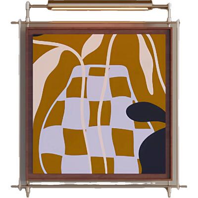 高级感单幅氛围灯装饰画