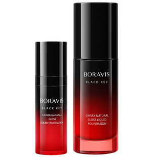 柏蕊诗鱼子酱裸光粉底液精华粉底液保湿遮瑕不脱妆BB霜自然色粉底