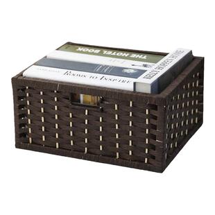 定做定制藤编织收纳筐抽屉柜收纳箱储物箱收纳篮储物筐格子柜框筐