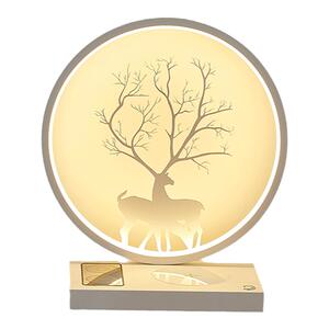 长明灯无线充电床头灯一鹿有你台灯蓝牙音箱创意结婚摆件新婚礼物