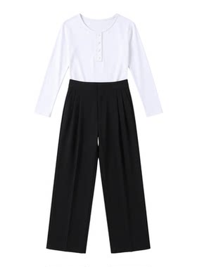 男童拉丁舞服考级基训练功比赛规定赛服摩登舞服长裤专业演出服