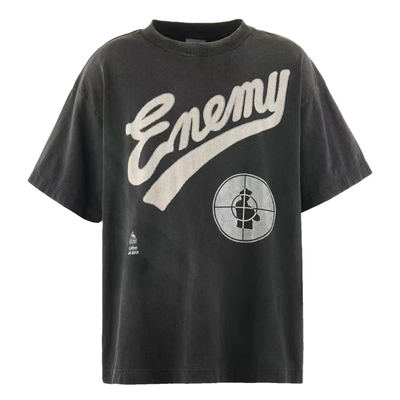 美式高街PublicEnemy联名短袖潮