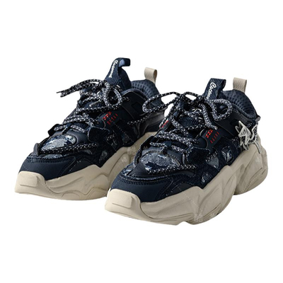 灯芯绒超纤皮帆布高端复古休闲鞋