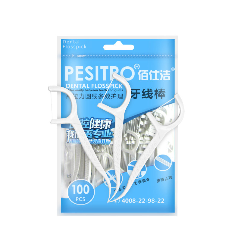 牙线棒佰仕洁无味牙线棒pesitro