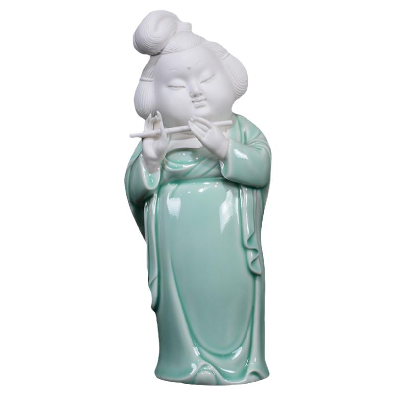 家居客厅玄关装饰唐代仕女摆件