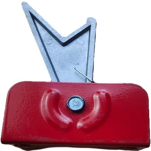 单升降梯工程伸缩铝合金人字拉绳梯子配件加大全铝卡簧弹簧卡导牙