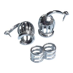 珠宝高货绳18K金扣头翡翠项链挂绳长短调节扣环收尾帽8字扣配原装