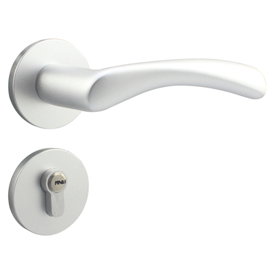 太空铝白色分体锁5845锁体木门锁