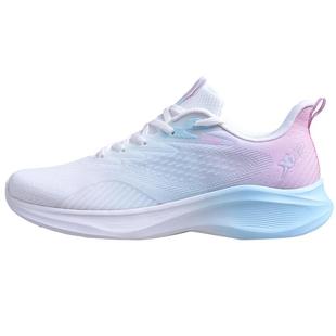 特步女鞋官方正品减震软底跑步鞋女秋季网面透气运动鞋轻质女跑鞋