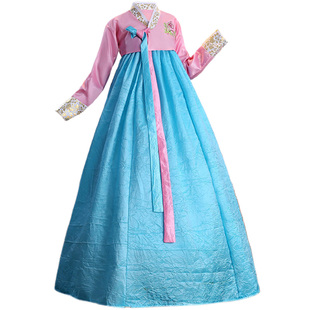 韩服舞蹈鲜族传统女装宫廷裙子舞台服装大长今改良大码演出表演服