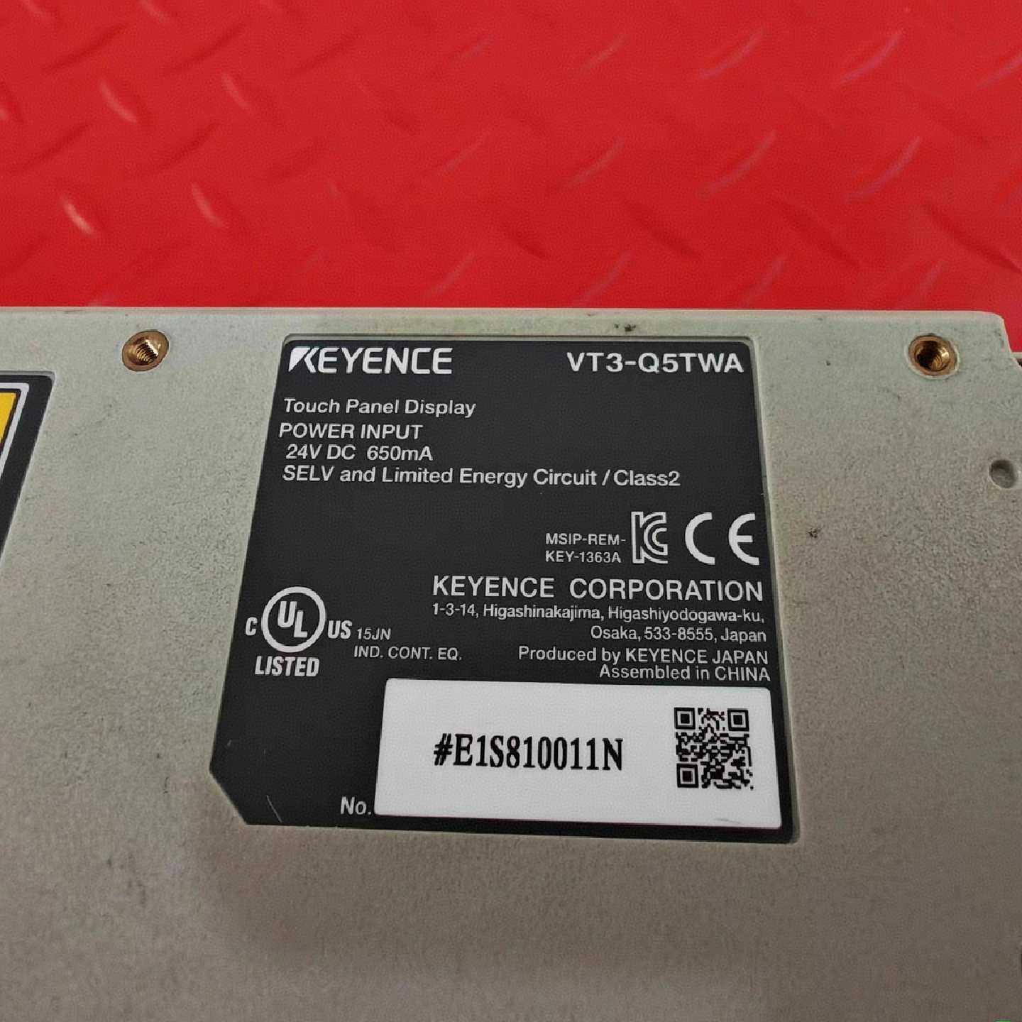 议价KEYENCE基恩士VT3-Q5TWA触摸屏,日本原装进口,
