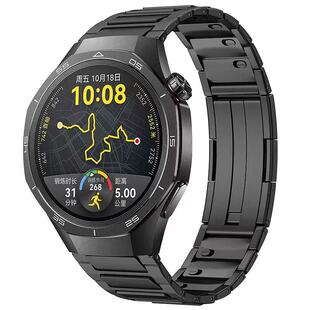 适用华为gt5pro表带智能手表链Gt23保时捷watch3荣耀magic2不锈钢智能手表46mm男款GT6运动荣耀magic2非原装