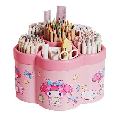 超大容量360度旋转笔筒