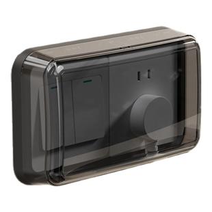 双86型防水盒粘贴式浴室卫生间双位双联二位两位插座轻奢防水罩盖