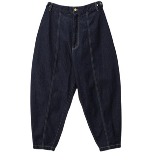 初原家宇津木女士长裤高腰日系牛仔裤子春秋mercibeaucoup