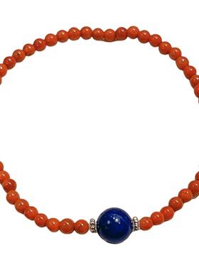 天然南红满肉小米珠转运手串