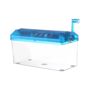 a4大号手动碎纸机家用手摇静音便携桌面小型办公文件粉碎条状保密