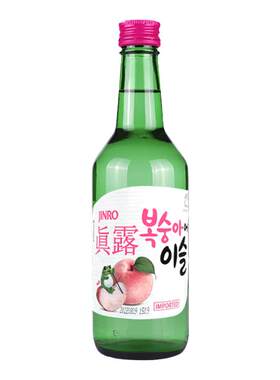 韩国进口烧酒真露桃子味