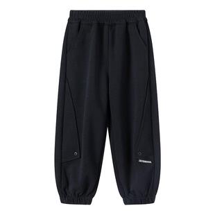 小象汉姆童装男童运动裤儿童长裤2026春装新款中大童裤子