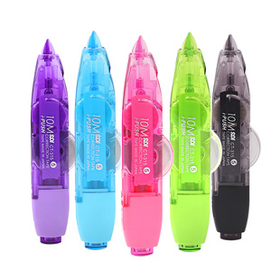 SDI手牌修正带大容量日本进口替芯按动式涂改带学生用ins日系静音改正带可换芯实惠装初中生高颜值