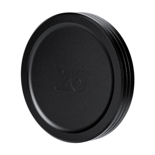 JJC 适用松下26mm F8镜头盖金属 Panasonic S-R26GK定焦便携式L卡口镜头 饼干头配件