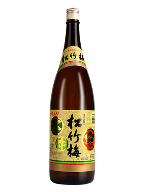 松竹梅日式清酒洋酒烧酒辛口