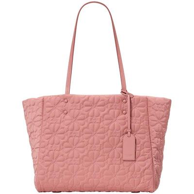 katespade中号粉色托特包出游女