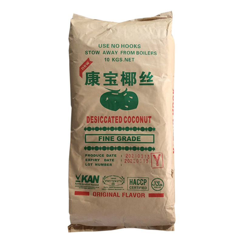 康宝椰丝椰蓉10kg 印尼进口全脂椰蓉面包蛋糕椰奶冻烘焙原料商用