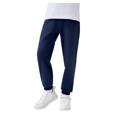 罗蒙儿童深蓝色校园服裤子