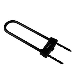 密码锁玻璃门锁推拉门U形锁防盗防撬挂锁U型锁商铺加长插锁办公室