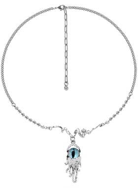 恶魔之眼系列项链高级设计感小众甜酷饰品时尚毛衣链礼物