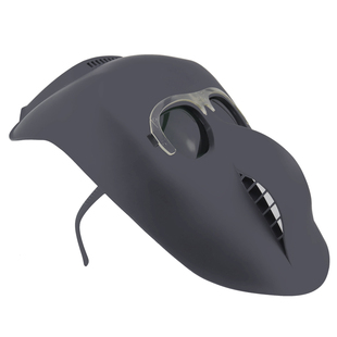 电焊面罩塑料轻便焊工防护全脸头戴式烧焊帽氩弧焊防烤脸透气夏季