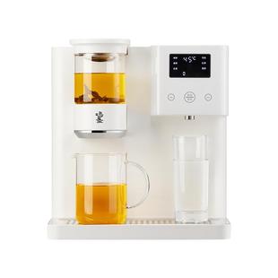 鸣盏即热式饮水机台式智能茶吧机家用即热泡茶机饮水机熟水一体式