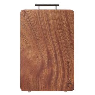 沐林整木乌檀木菜板抗菌防霉家用切菜板实木砧板双面案板厨房专用