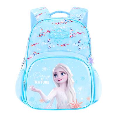 迪士尼3-6岁女童爱莎公主书包