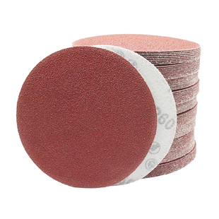 植绒圆盘砂纸片4寸5寸6/7寸9寸墙面打磨砂皮打磨自粘沙纸汽车抛光